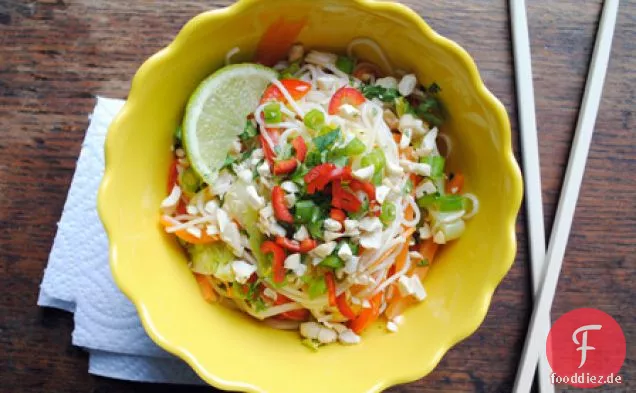 Pad-Thai-Nudel-Salat
