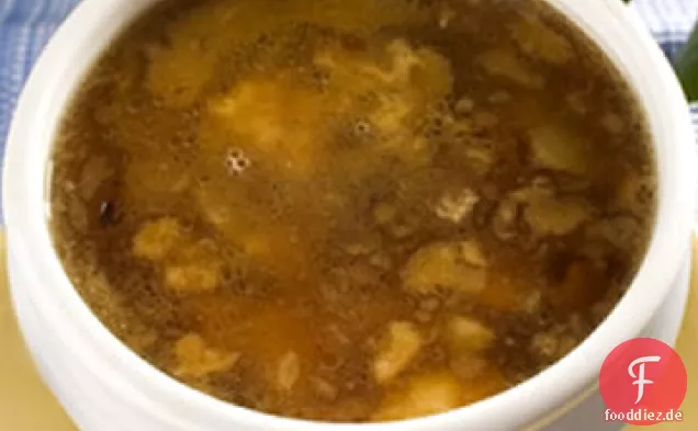 Florentinische karamellisierte Zwiebelsuppe