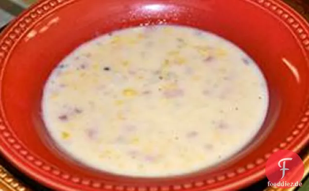 Langsam gekochtes Mais-Chowder