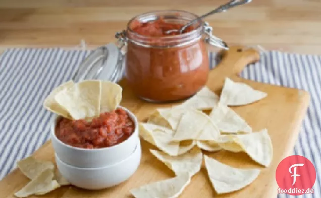 Chipotle Rhabarber Salsa