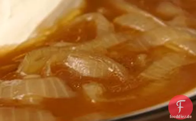 Cremige Zwiebelsuppe