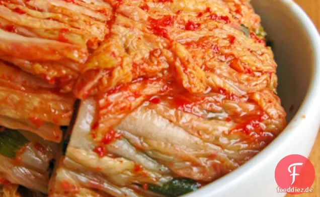 Kimchi (traditionelle würzige Napa Kohlgurke)