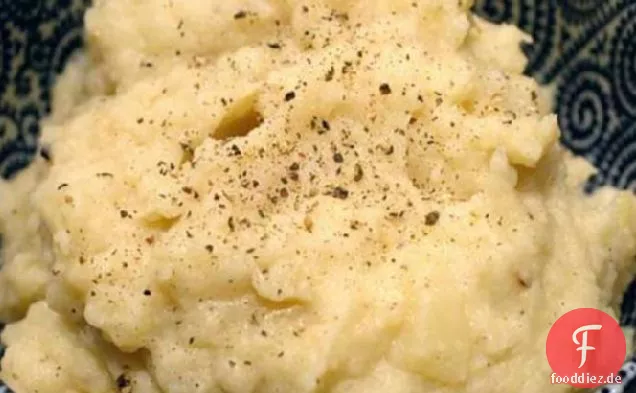 Cremige Kartoffeln und Zwiebeln