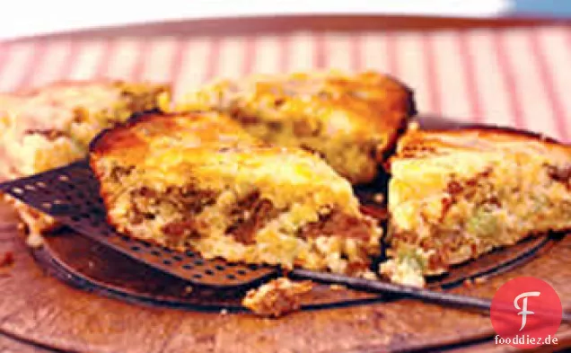 Wurst Maisbrot Backen