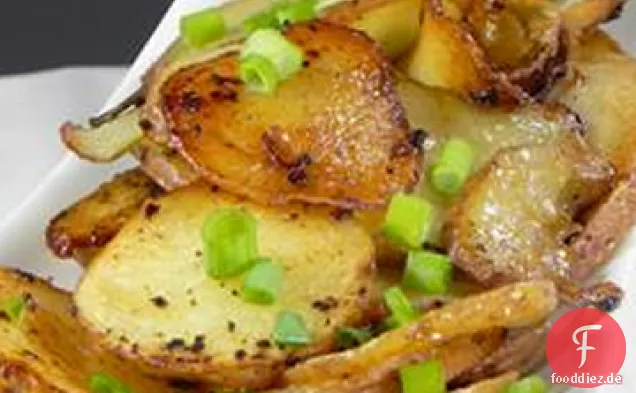 BBQ Kartoffeln mit grünen Zwiebeln