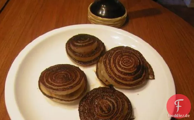 Geröstete karamellisierte Balsamico-Zwiebeln