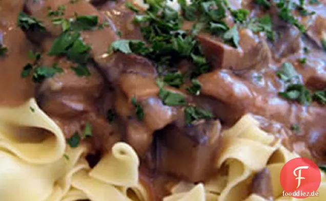 Portobello Pilz Stroganoff