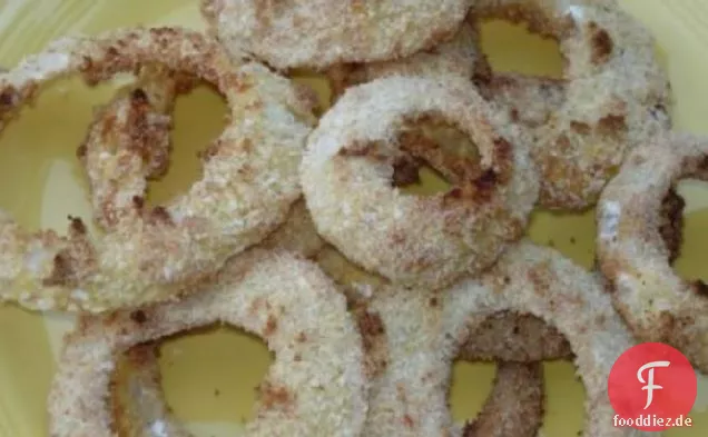 Ofen gebratene Zwiebelringe