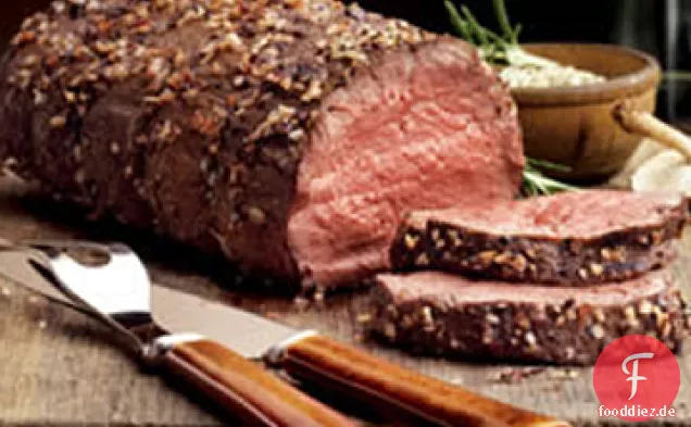 Roastbeef mit karamellisierten Zwiebeln