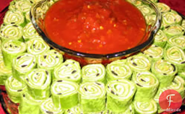Mexikanische Frischkäse-Rollups