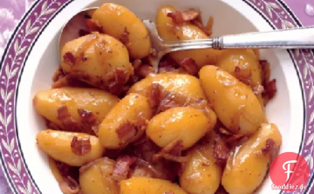 Kartoffeln mit Speck und Zwiebeln