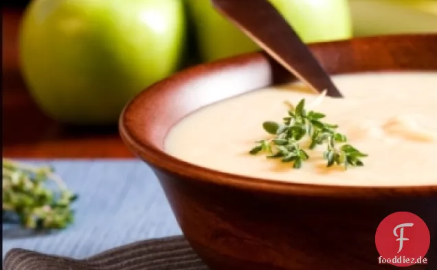 Pastinaken- und Apfelsuppe