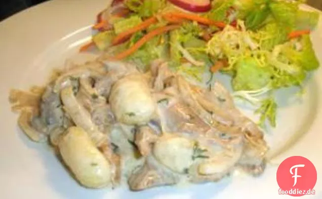 Gnocchi mit Sherried Schalotten