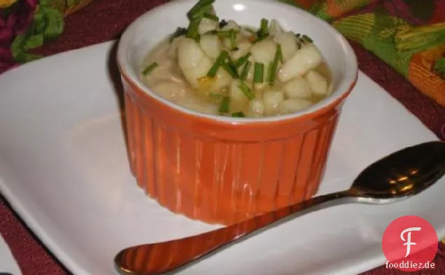 Geflügelleberparfait mit Birne
