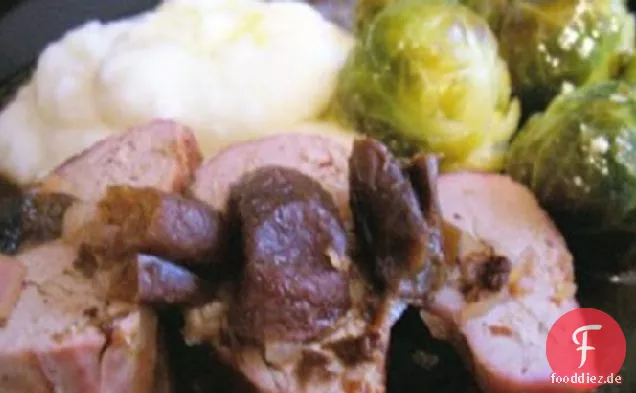 Prune-Gefüllter Schweinebraten