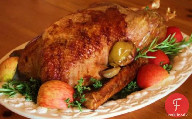 Gänsebraten mit Äpfeln