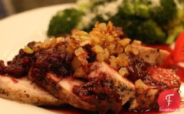 Schweinefilet mit Kirschsauce
