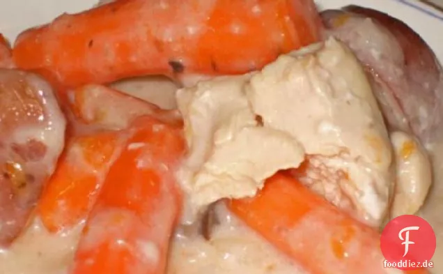 Huhn Abendessen im Crock Pot