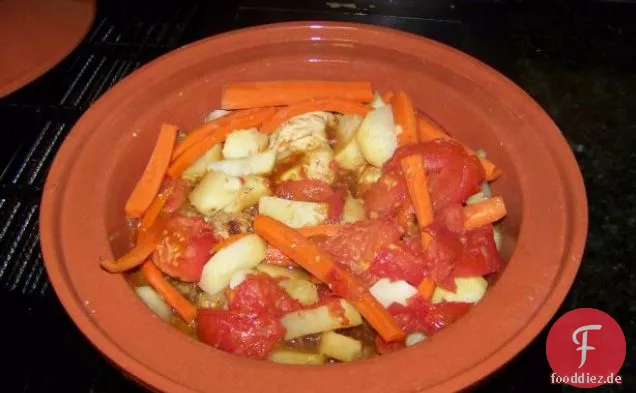 Huhn Tajine