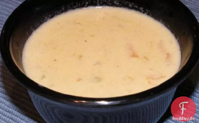 Cheddar-Apfel-Suppe