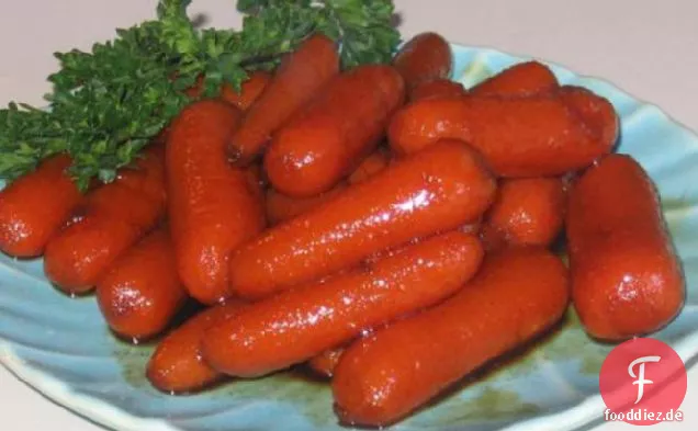Kandierte Karotten Mit Melasse Sauce
