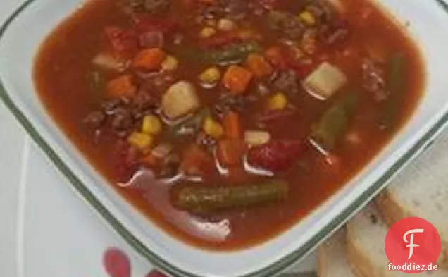 Fantastische Rindfleisch-Gemüse-Suppe
