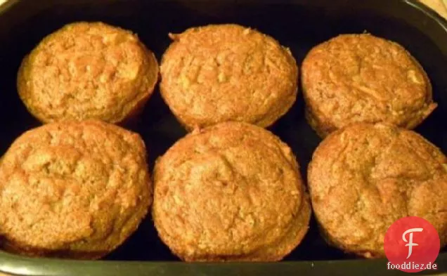 Fettarme Karottenkuchen-Muffins (die nicht fettarm schmecken!)