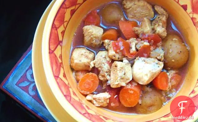 Einfacher Hühnereintopf / Suppe