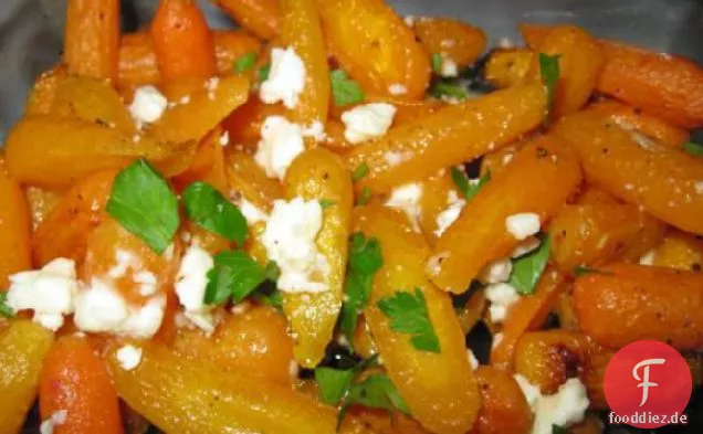 Geröstete Karotten mit Feta