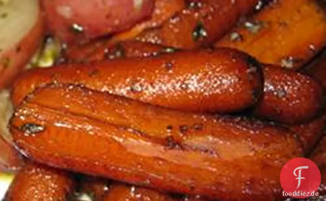 Balsamico-Glasierte Karotten