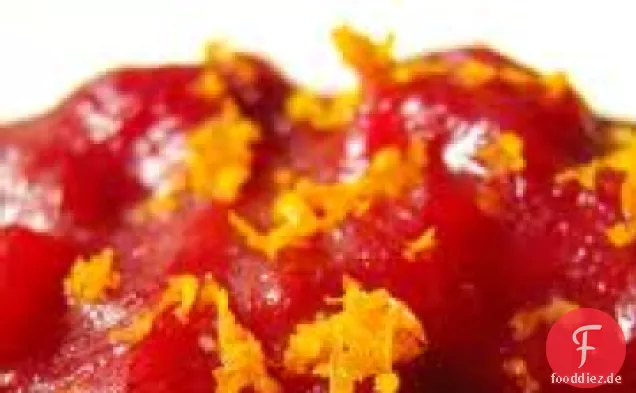 Zimt und Nelke Cranberry-Sauce