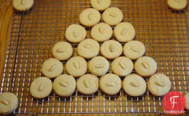 Ingwer-Mandel-Shortbread-Kekse