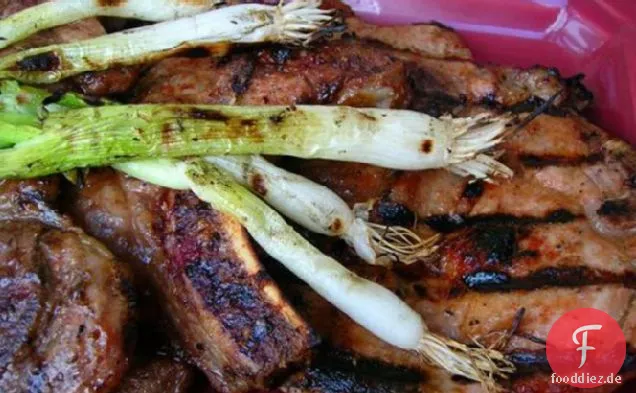 Gegrillte orientalische Schweinekoteletts