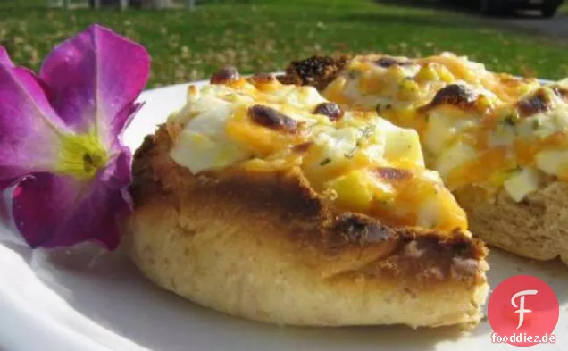 Gebratene Ei & Käse-Brötchen
