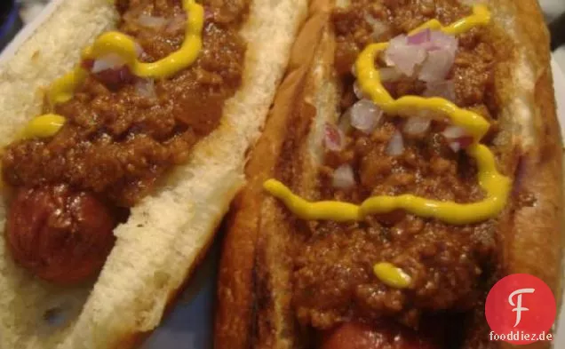 Chilisauce für Hot Dogs, Pommes und Hamburger