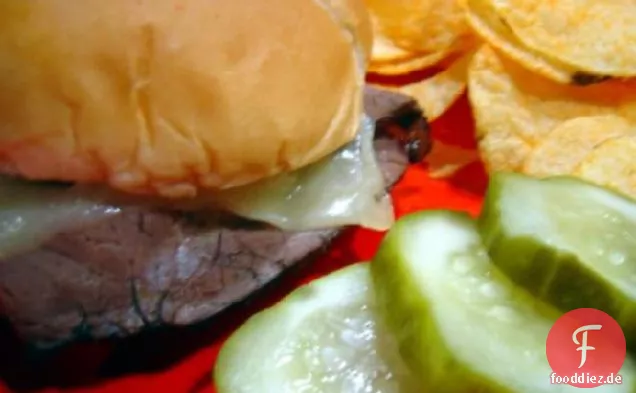 Einfache Roastbeef-Sandwiches