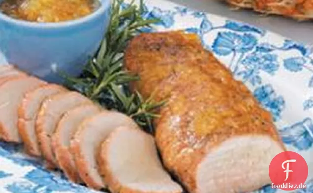 Glasiertes Schweinefilet