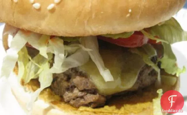 Cheddar-Meerrettich-Burger