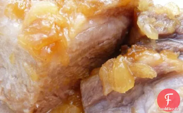 Ananas Schweinebraten (Konvektion-Mikrowelle)