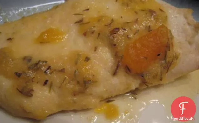 Meerrettich gebackenes Huhn