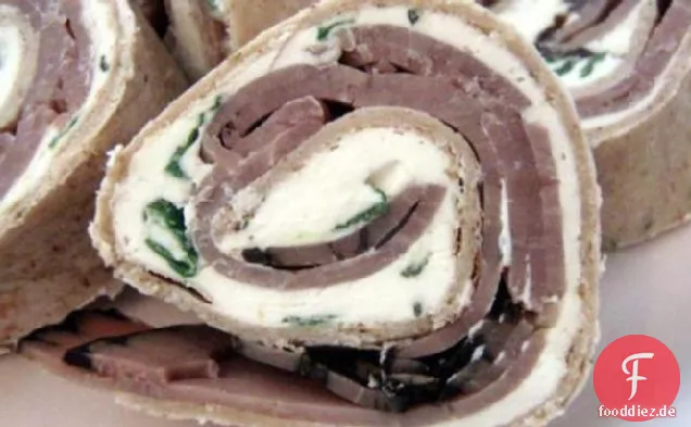 Roastbeef-Meerrettich-Spiralen