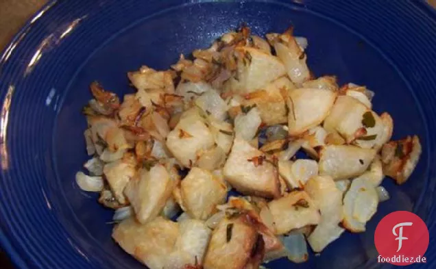 Geröstete Jicama