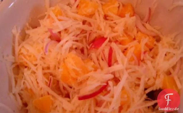 Orange Jicama-Salat
