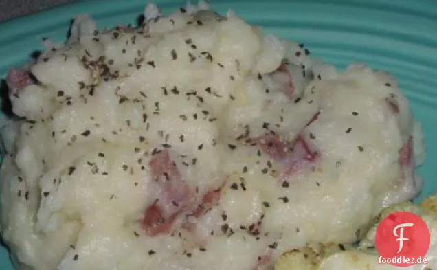 Roter Knoblauch Kartoffelpüree