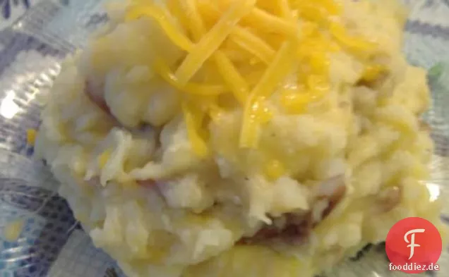 Zerschlagen Cheddar-Kartoffeln