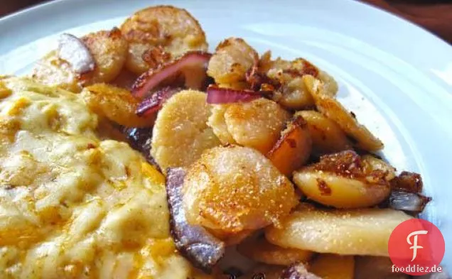 Kartoffelpüree und Knoblauch und Kräuter Kartoffelpüree