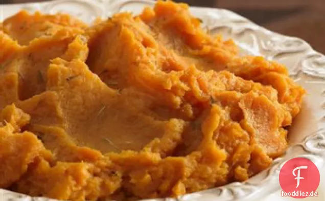 Ahorn-Orange Süßkartoffelpüree