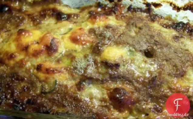 Cheeseburger Hackbraten und Kartoffelpüree
