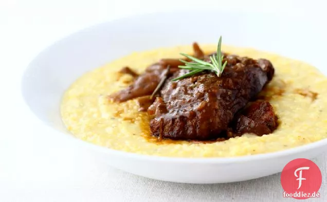 Lamm Osso Buco Mit Cremiger Polenta