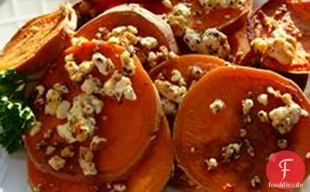 Süßkartoffeln mit Feta-Käse